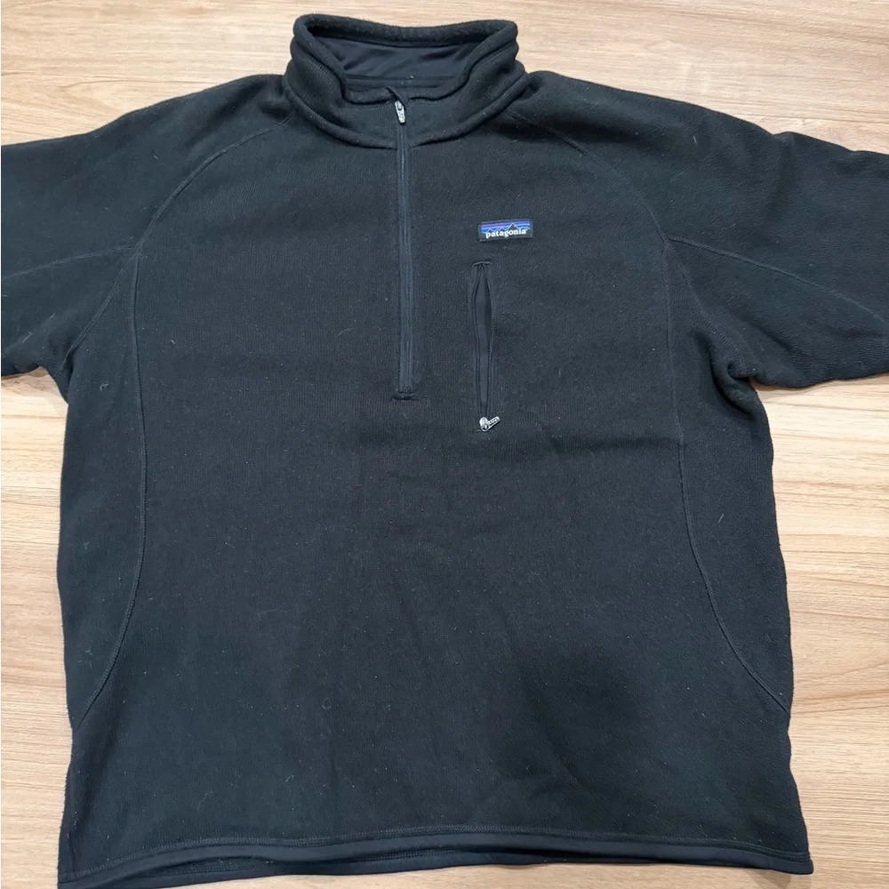 Patagonia Black XL Better Sweater Quarter-Zip Fleece - Picture 2 of 4